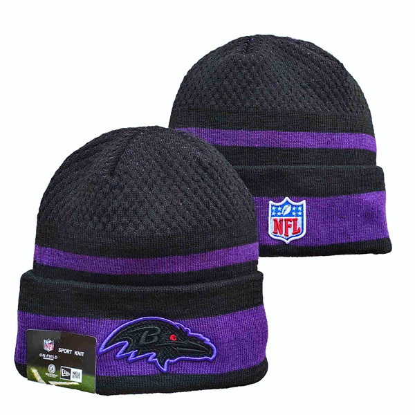 Baltimore Ravens Knit Hats 080